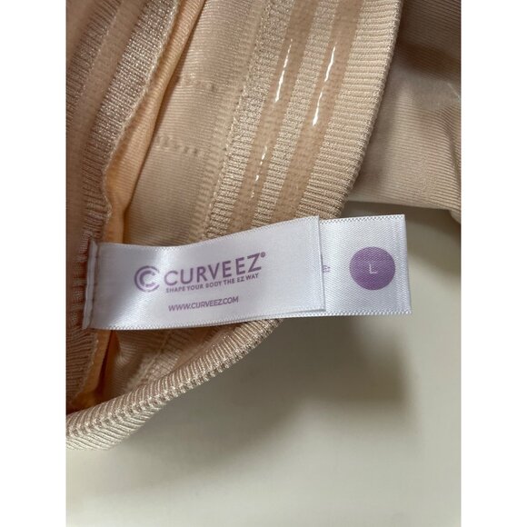 Curveez® Comfort Evolution High Waist Thigh Slimmer Shapewear Nude LG CUR32609 - Picture 7 of 8